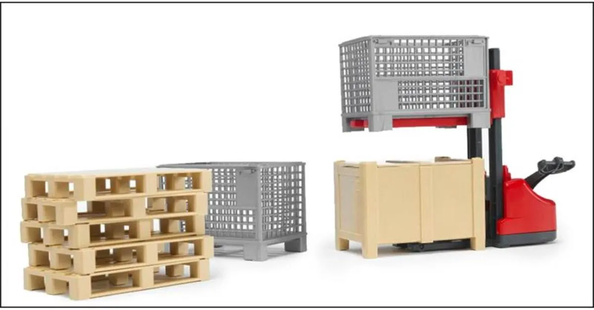 Bruder Logistiekset 2415 - Pallets & Accessoires