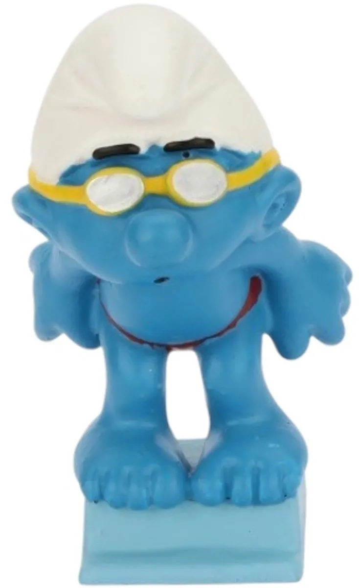 Schleich Zwemmende Smurf Startblok