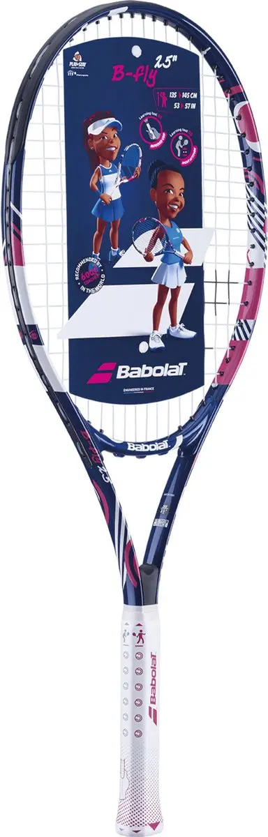 Babolat B'Fly 25'' Tennisracket Junior L1 - Donkerblauw/Rozewit - afbeelding 2 van 6