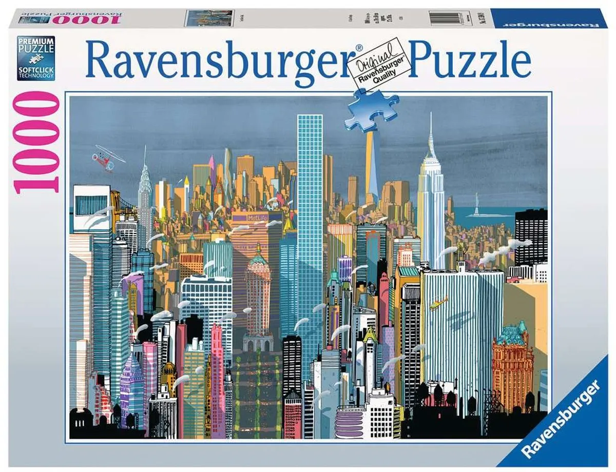 Ravensburger Ich Bin New York Puzzel 1000 Stuks - Multicolor