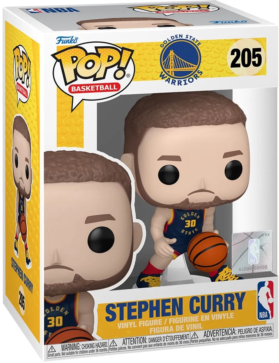 Funko Pop Stephen Curry NBA Warriors - 9,5 cm - Multi