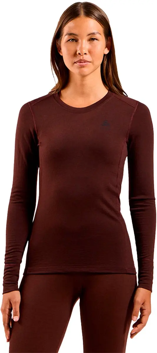 Odlo Merino 200 Lange Mouwen Basislaag Bruin XS Vrouw
