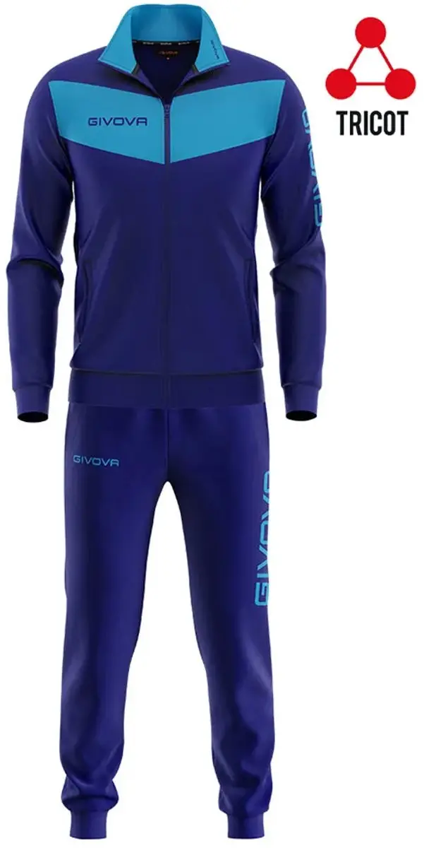 Givova Visa Trainingspak M - Blauw