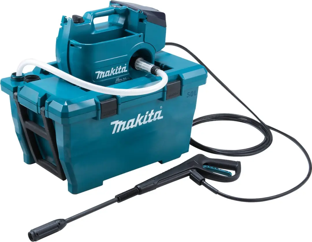 Makita DHW080PT2 Accu Hogedrukreiniger 2x18V 5.0Ah in Koffer
