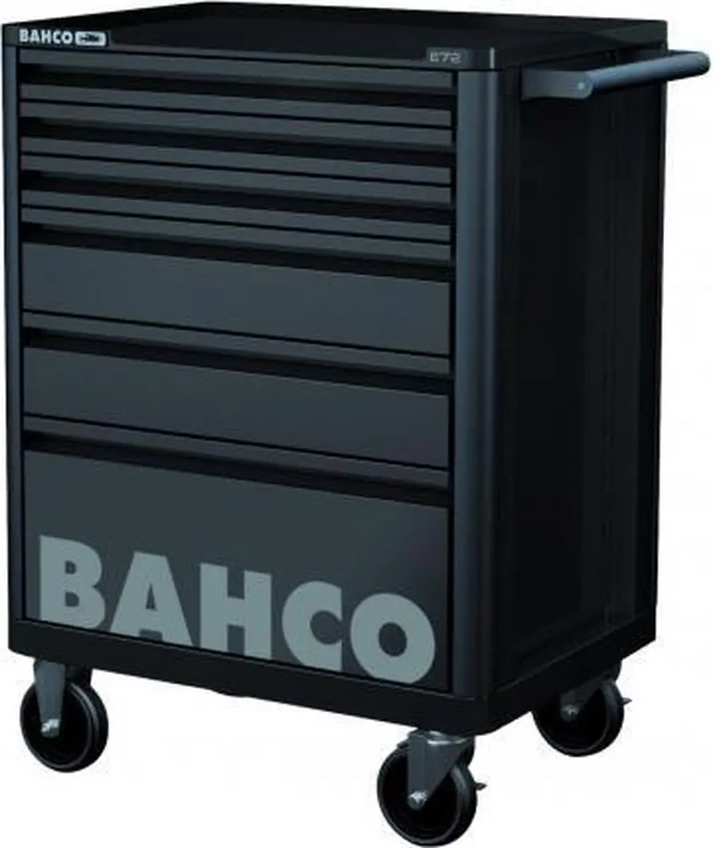 Bahco 1472K6BLACK Lege Gereedschapswagen E72 Zwart