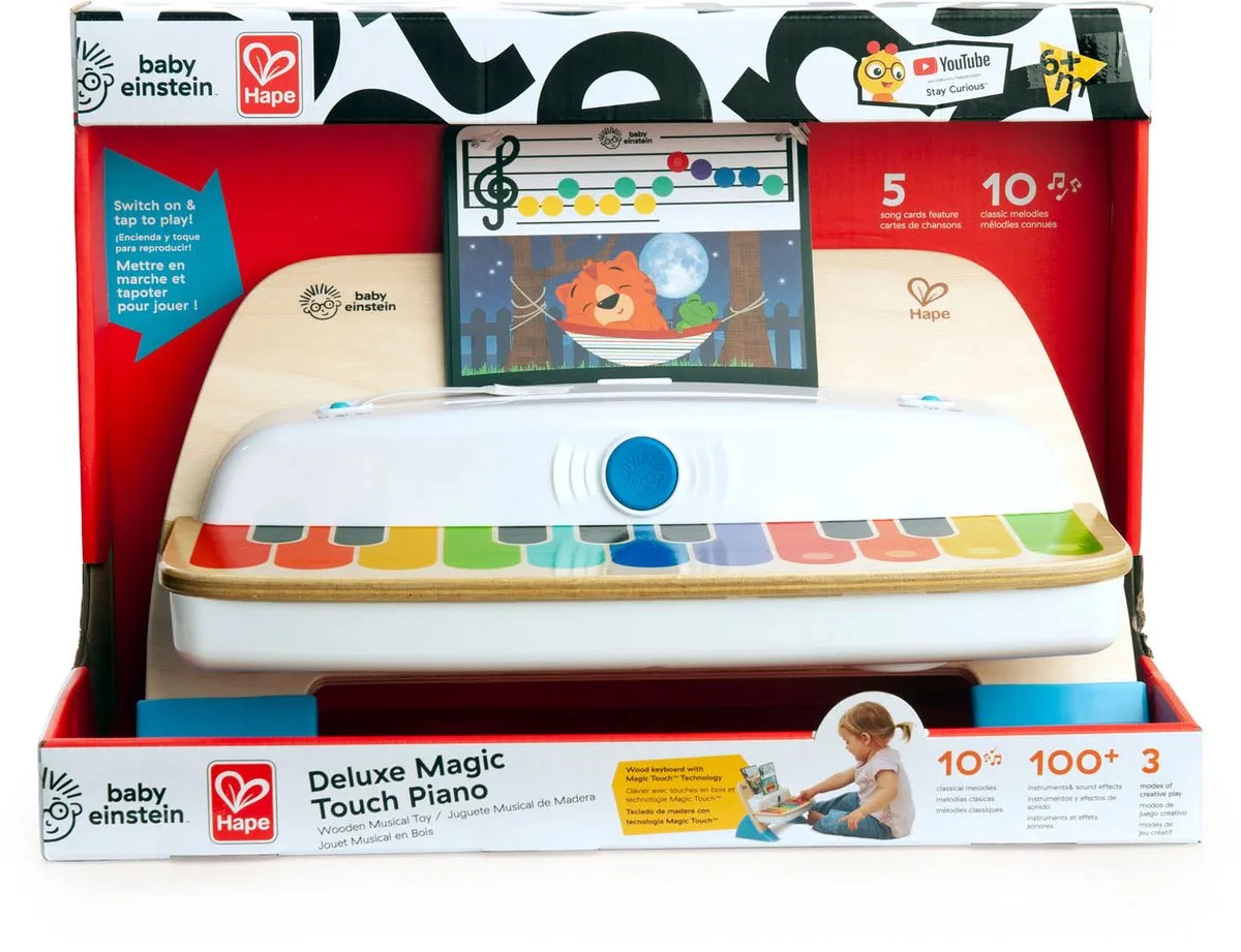 Hape Einstein Together in Tune Piano - 3x AA - Wit/Rood