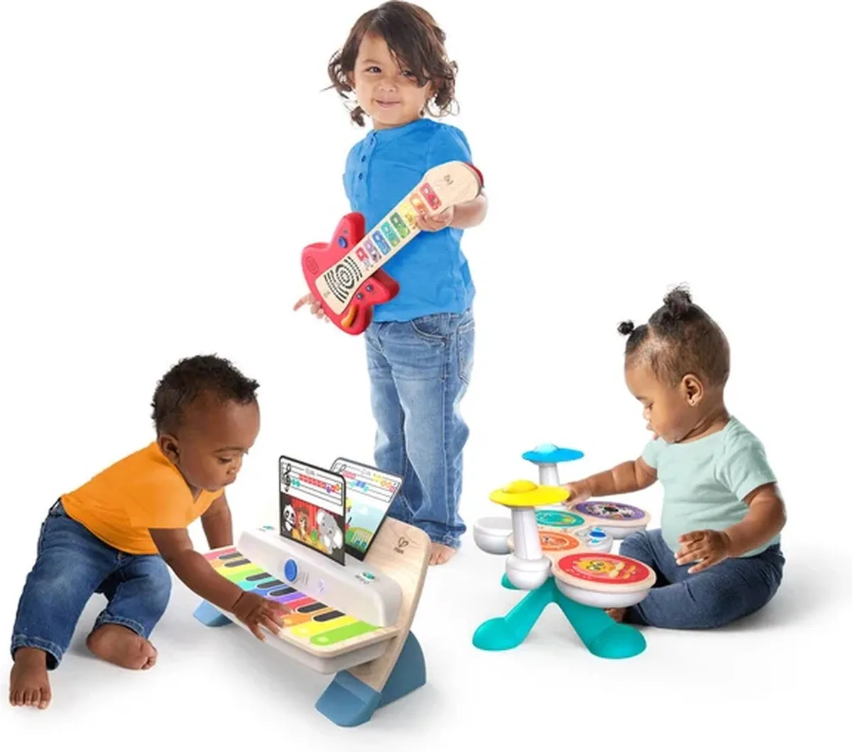 Hape Einstein Together in Tune Piano - 3x AA - Wit/Rood
