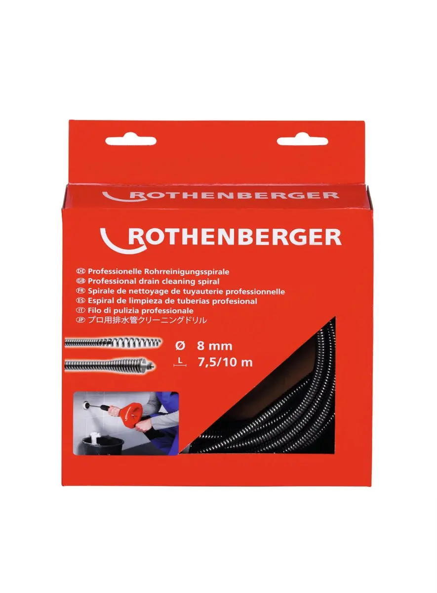 Rothenberger Spiral 8mm x 7.5m