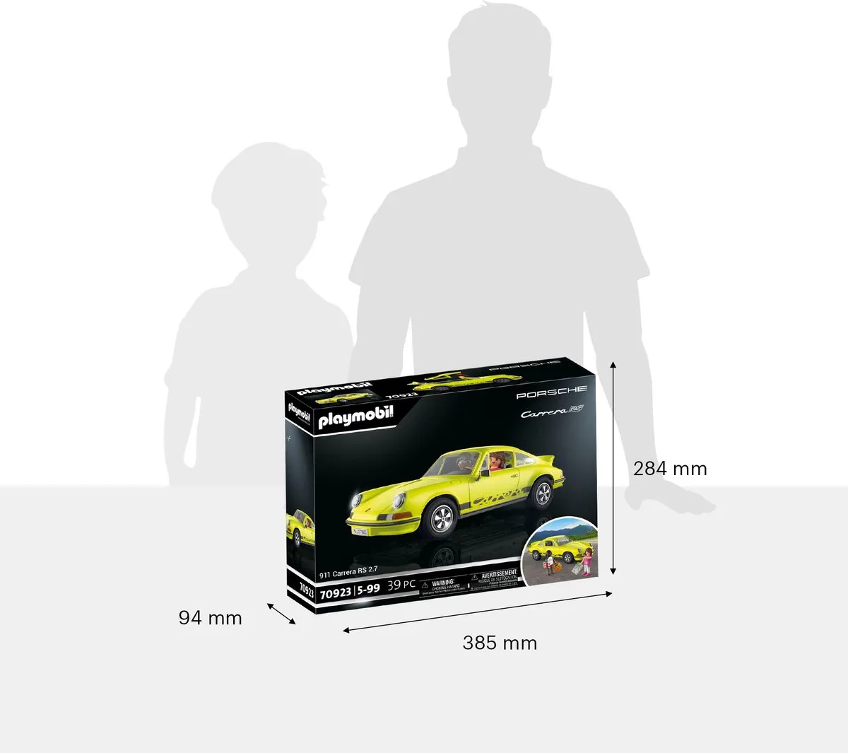 Playmobil Porsche 911 Carrera RS 2.7 70923 - Geel