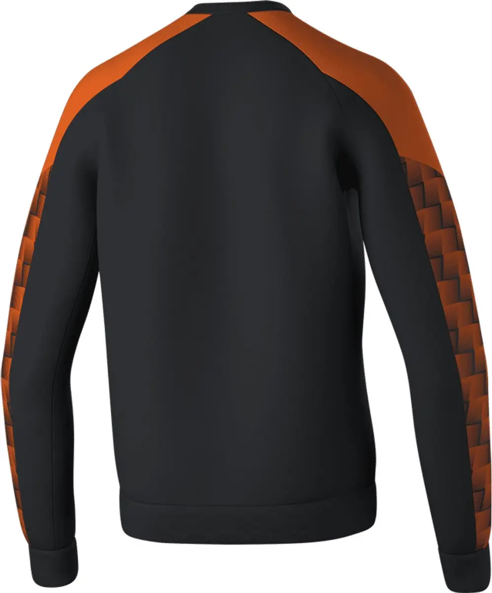 Erima Evo Star Sweatshirt Kinderen 116 - Zwart/Oranje