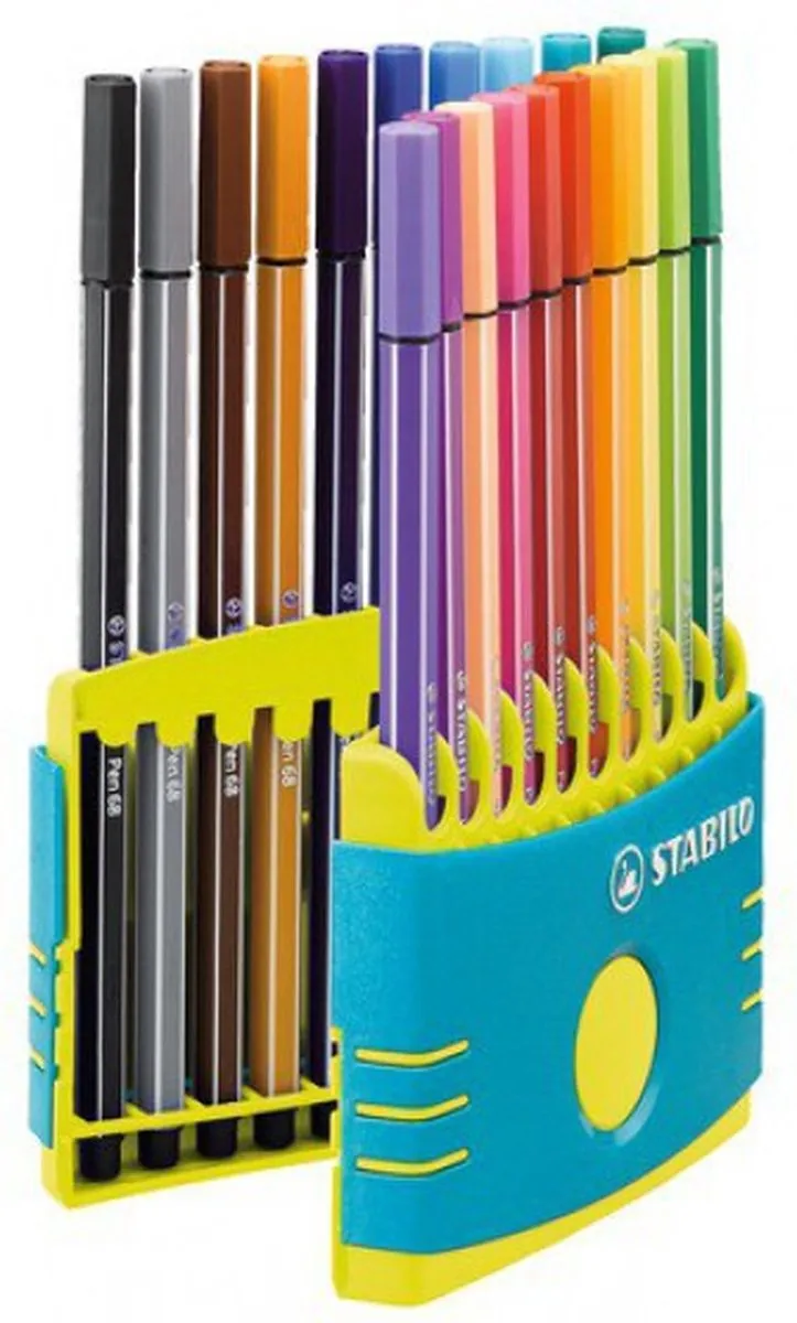 STABILO pen 68 ColorParade Turquoise - Meerkleurig