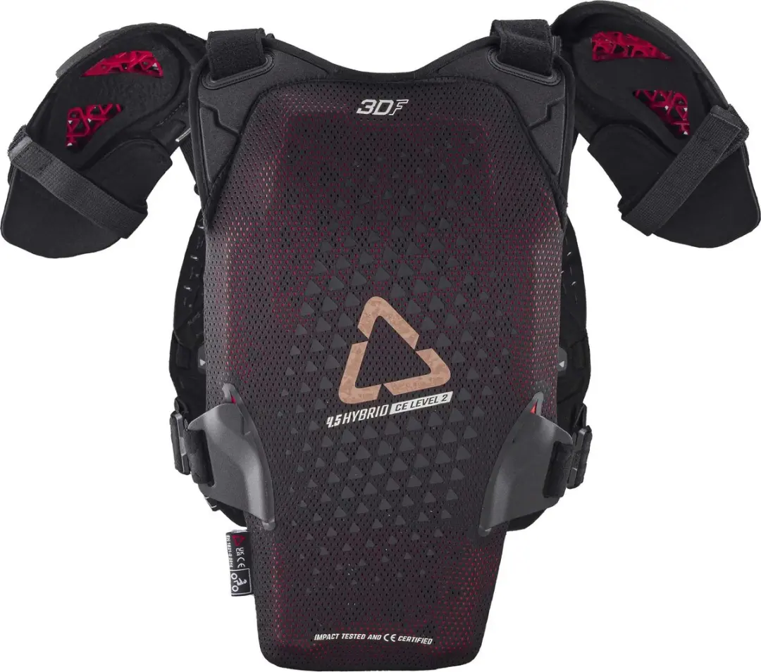 Leatt 4.5 Hybrid Pro Dames Borstbeschermer M/L - Zwart