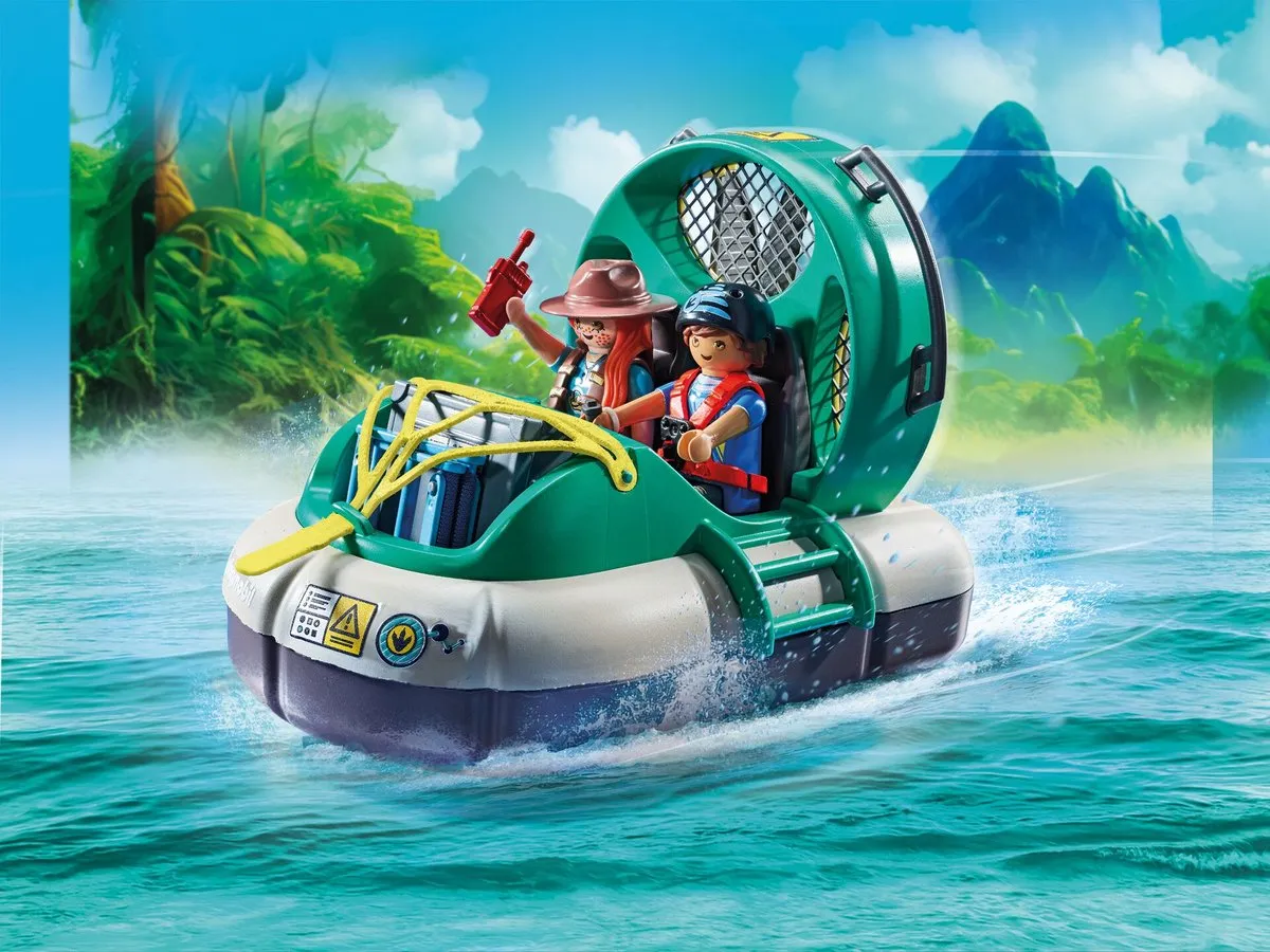 Playmobil Dinos Brachiosaurus met Hovercraft 71819 - Multicolor