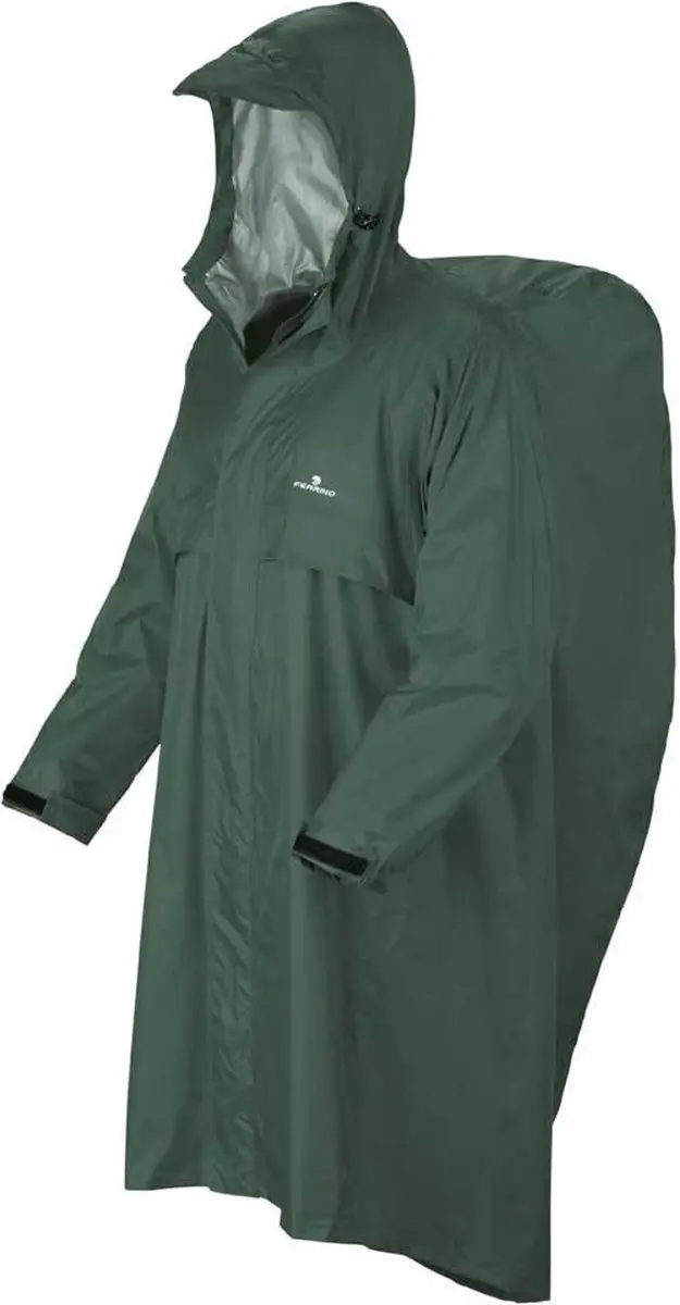 Ferrino Trekker Ripstop Wp Poncho Groen S-M Man