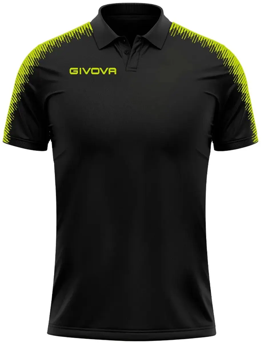 Givova Club Poloshirt - Zwart L - afbeelding 3 van 6