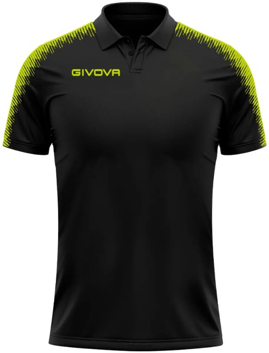 Givova Club Poloshirt - Zwart L - afbeelding 2 van 6