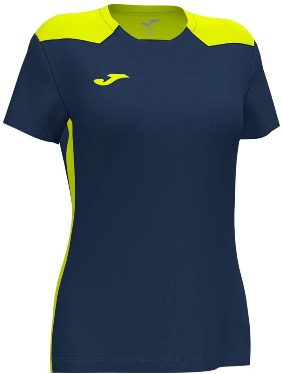 Joma Championship Vi T-shirt Met Korte Mouwen Blauw 12-14 Years Meisjes
