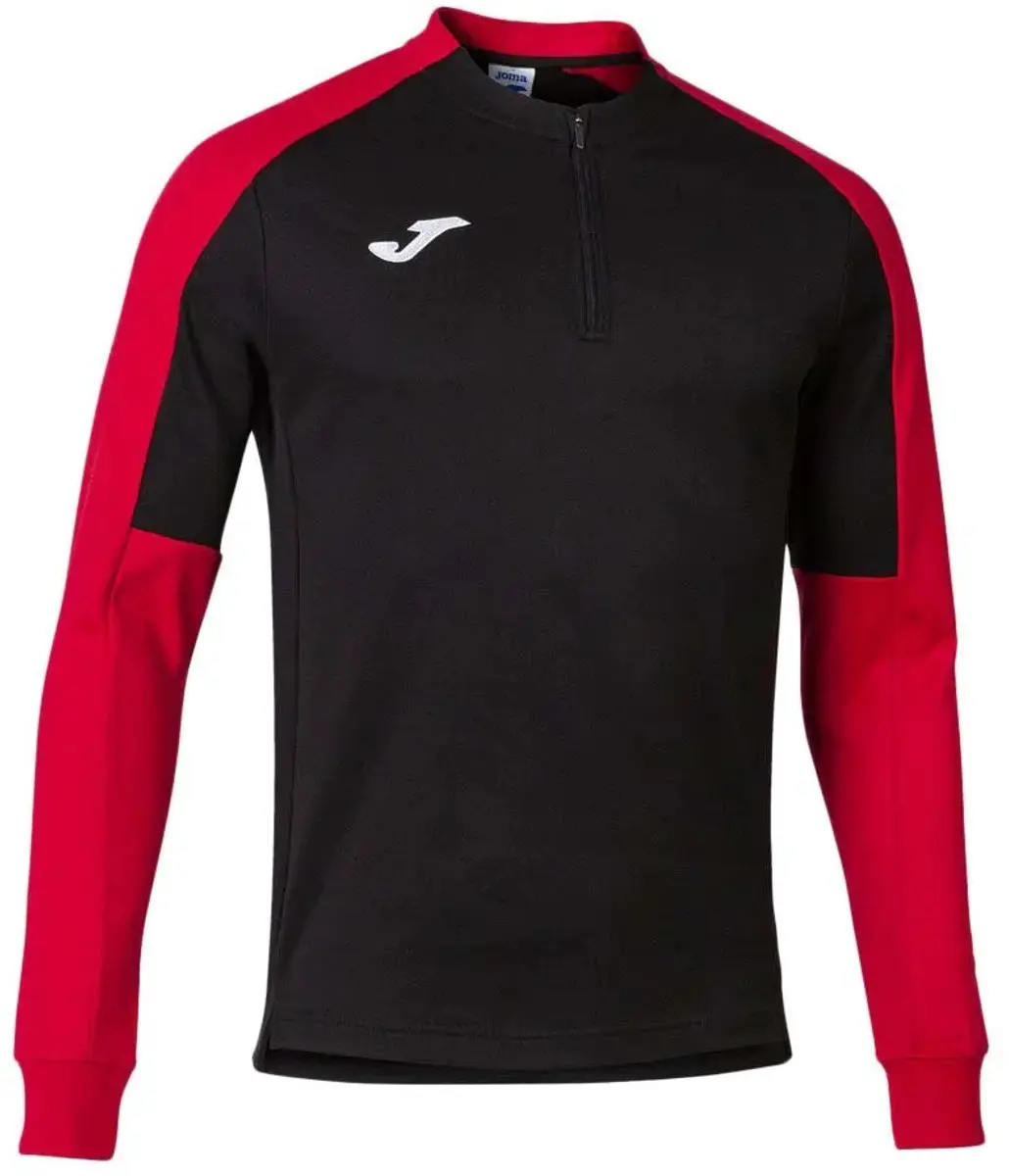 Joma Eco Championship Sweatshirt - Zwart/Rood - 12-14 jaar