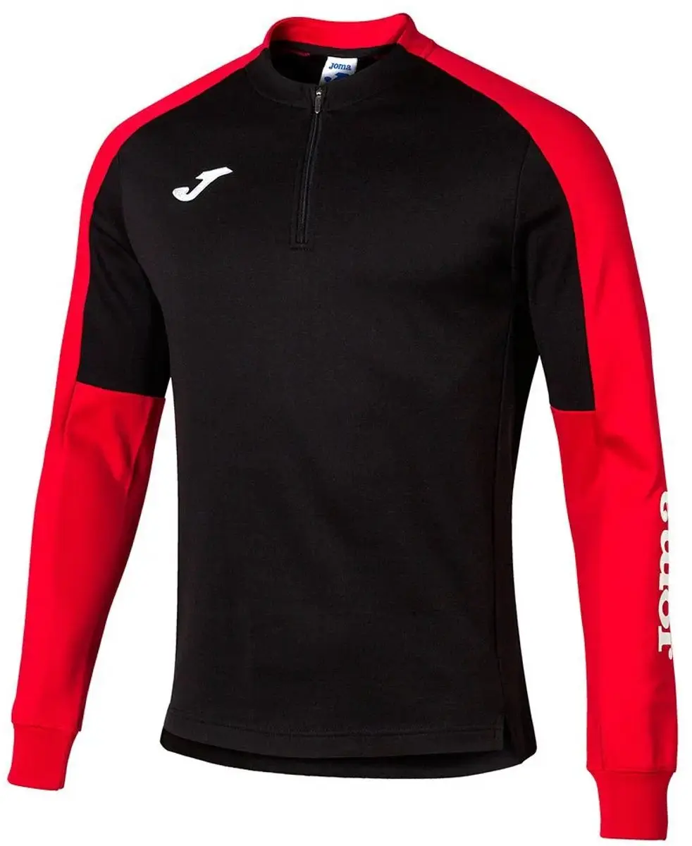 Joma Eco Championship Sweatshirt Met Halve Rits Zwart 12-14 Years Jongen