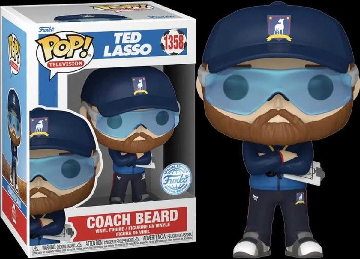 Funko Pop! Coach Beard Ted Lasso Special Edition 1358