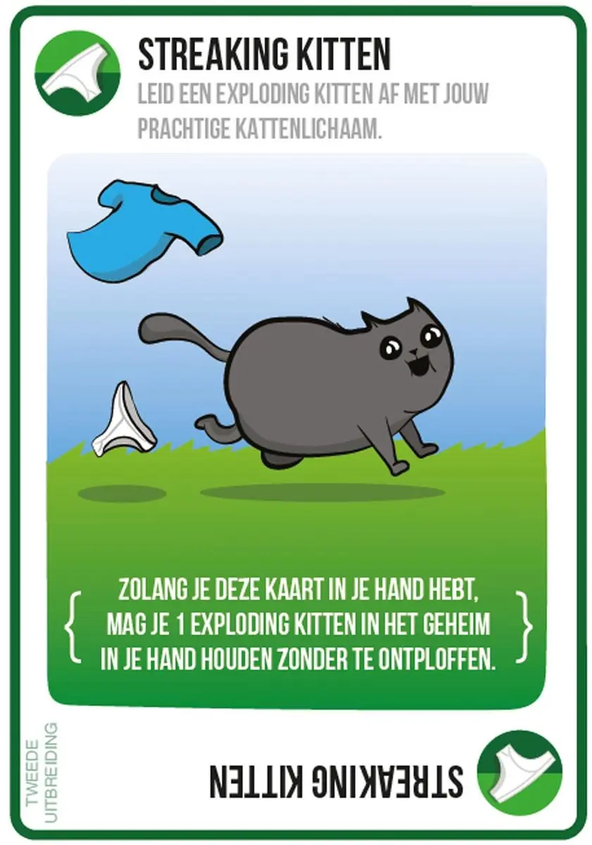 Exploding Kittens Streaking Kittens NL Uitbreiding - Kaartspel