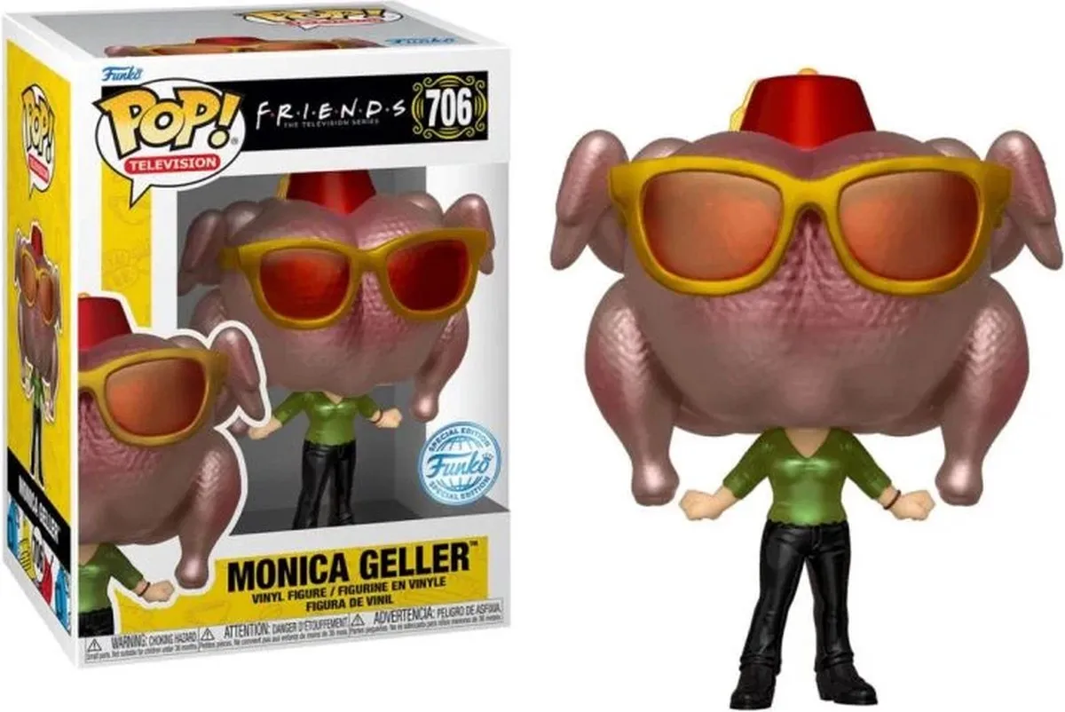 Funko Pop Friends Monica Geller met Kalkoen