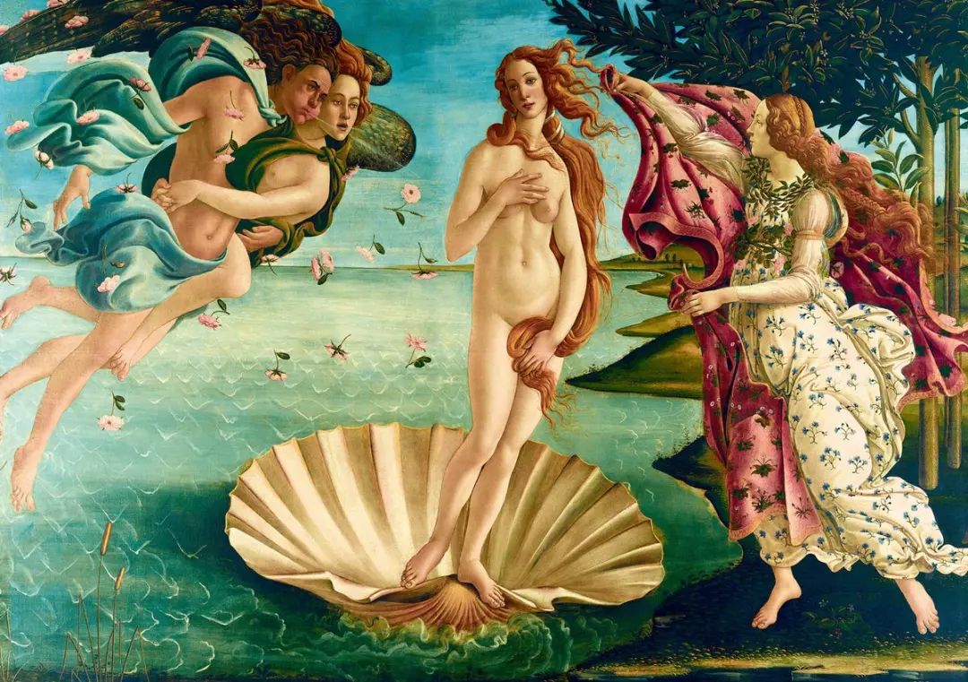 Bluebird Puzzle legpuzzel Botticelli De geboorte van Venus 2000 stukjes.