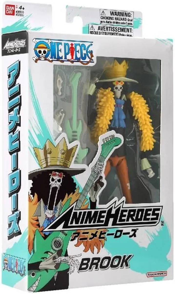 Bandai One Piece Anime Heroes Figuur Brook 17cm - BANT37006 - Multi