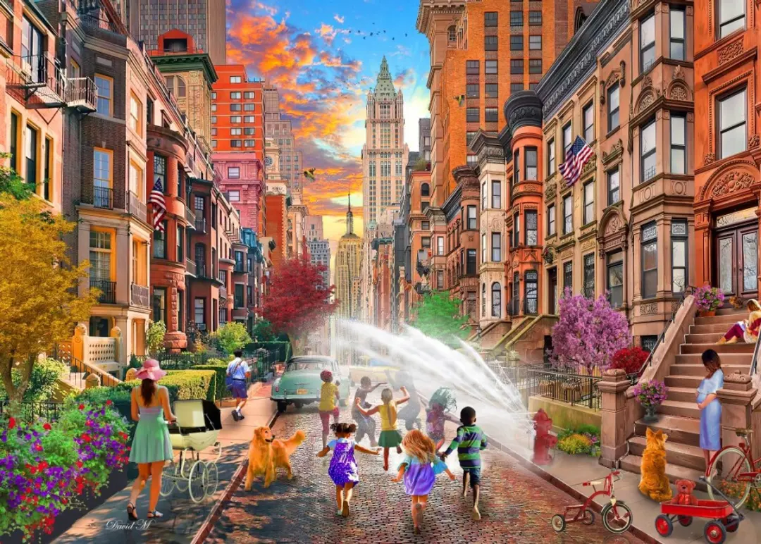 Bluebird Puzzle legpuzzel Hot Summer Days NYC