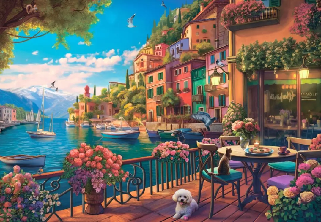 Bluebird Puzzle legpuzzel Lake Como