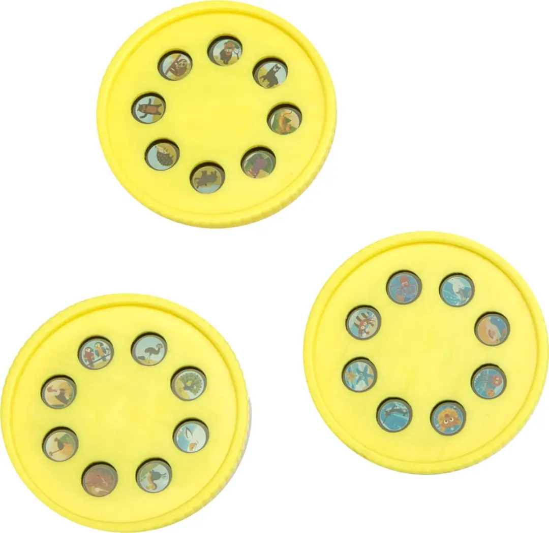 Simba Lichtprojector Dieren - Blauw/Geel - 2x AAA - afbeelding 2 van 6