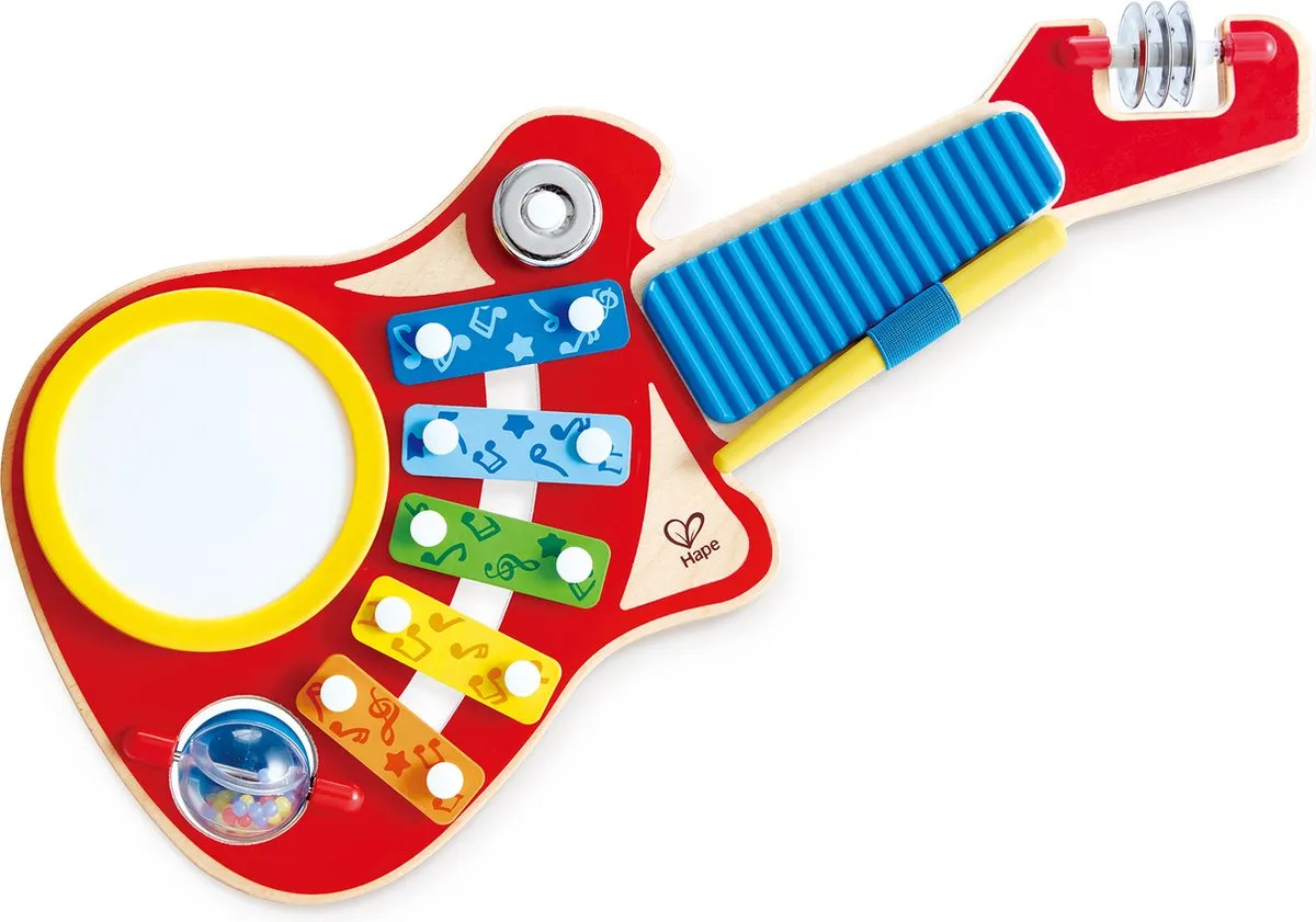 Hape 6-in-1 Muziekinstrument Multicolor
