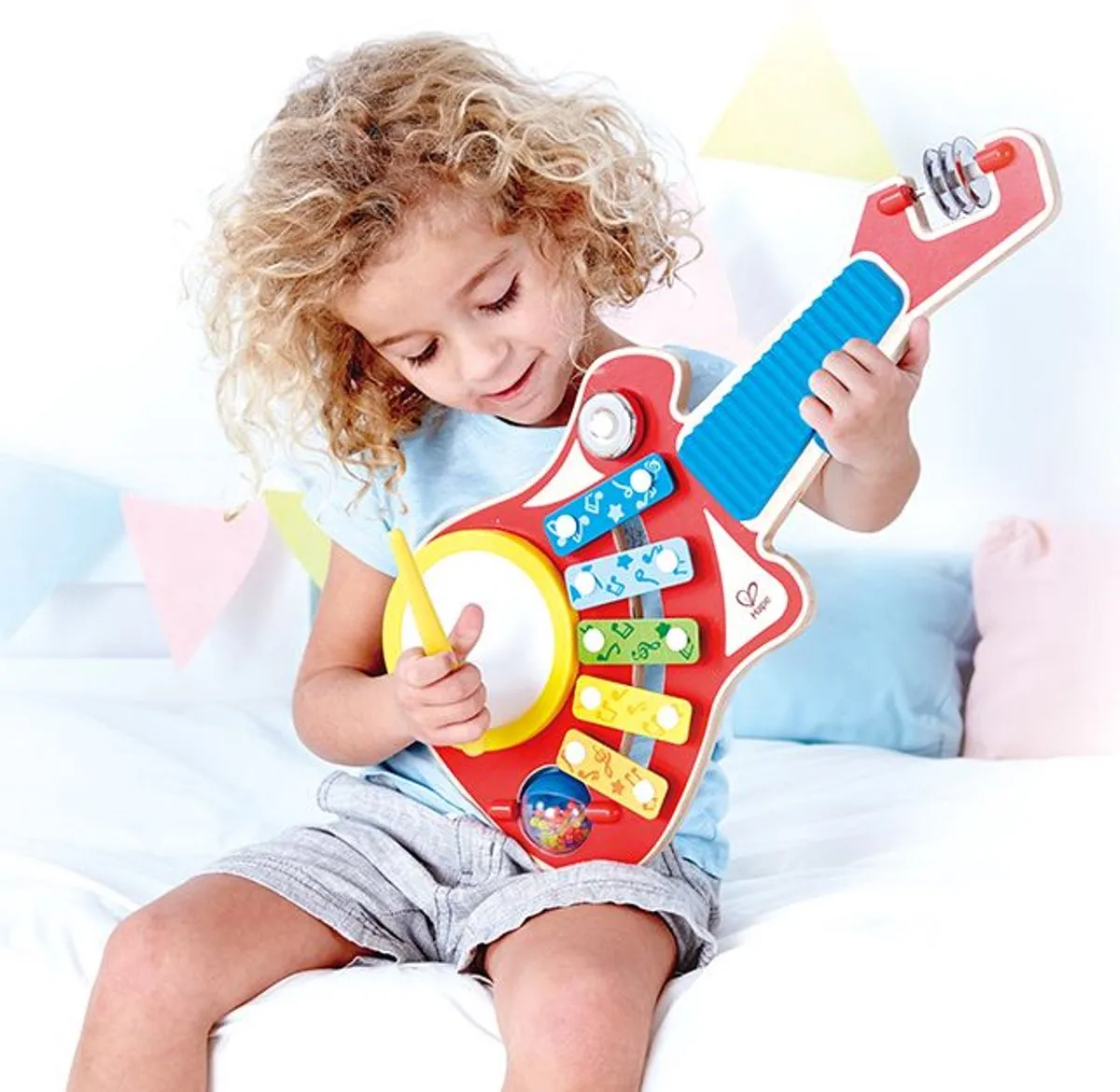 Hape 6-in-1 Muziekinstrument Multicolor