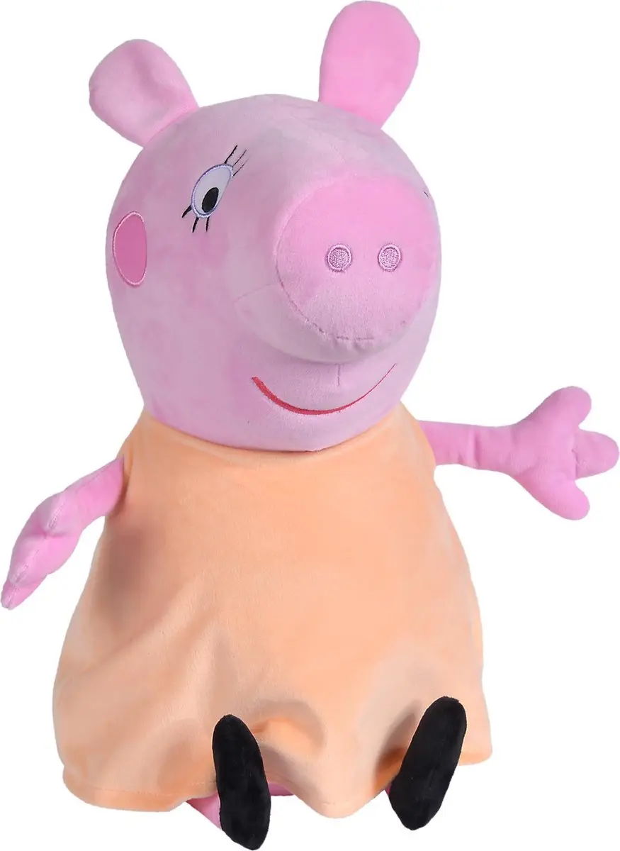 Simba Peppa Pig Mama Pig Knuffel 35cm - Roze - afbeelding 3 van 6