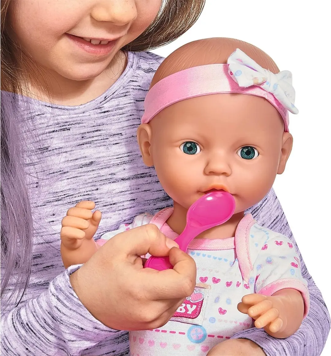 Simba New Born Baby Pop 38cm - Multicolore - afbeelding 3 van 6