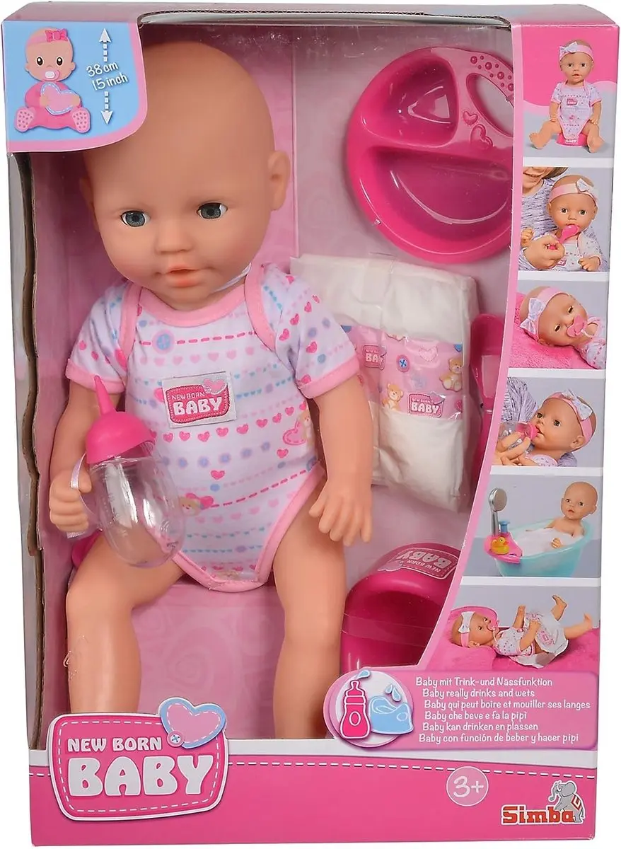Simba New Born Baby Pop 38cm