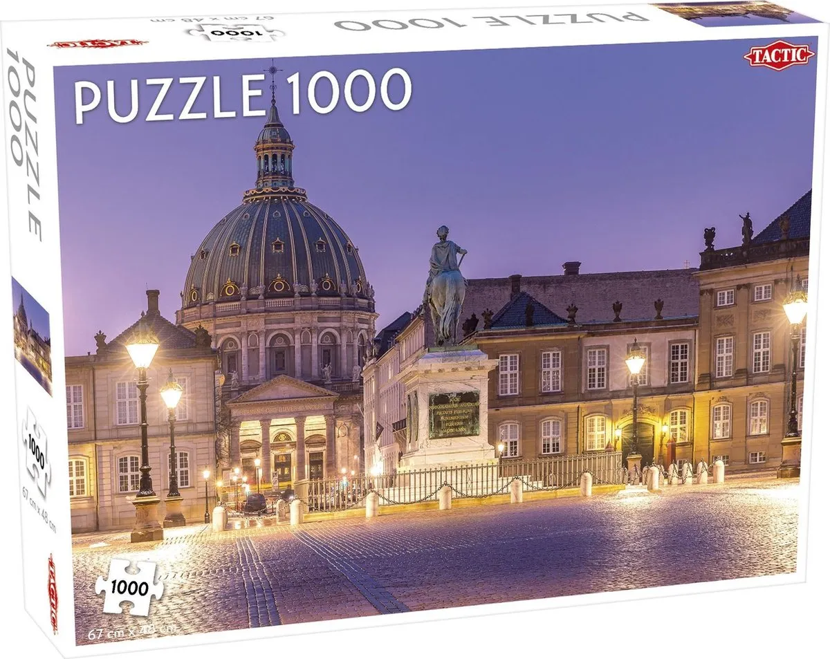 Tactic Puzzel Around the World Amalienborg 1000 Stuks