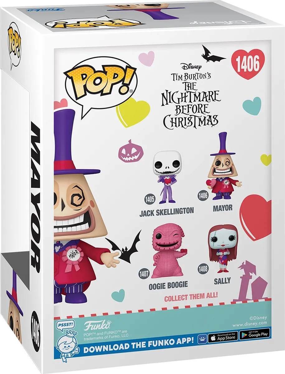 Funko Pop! The Nightmare Before Christmas Mayor Valentijn - multicolor - afbeelding 6 van 6