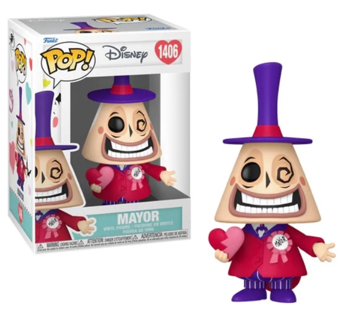 Funko Pop! The Nightmare Before Christmas Mayor Valentijn - multicolor