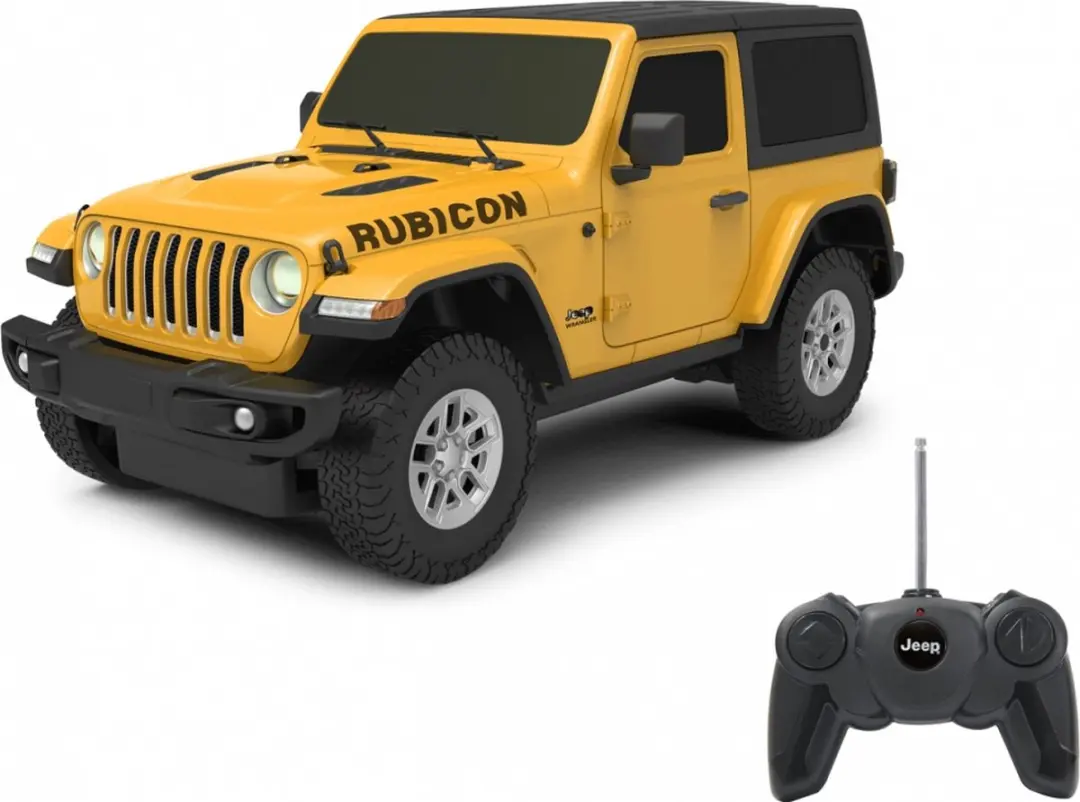 Jamara Rastar RC Jeep Wrangler JL 1:24 Geel - MPN 405194 - afbeelding 4 van 6