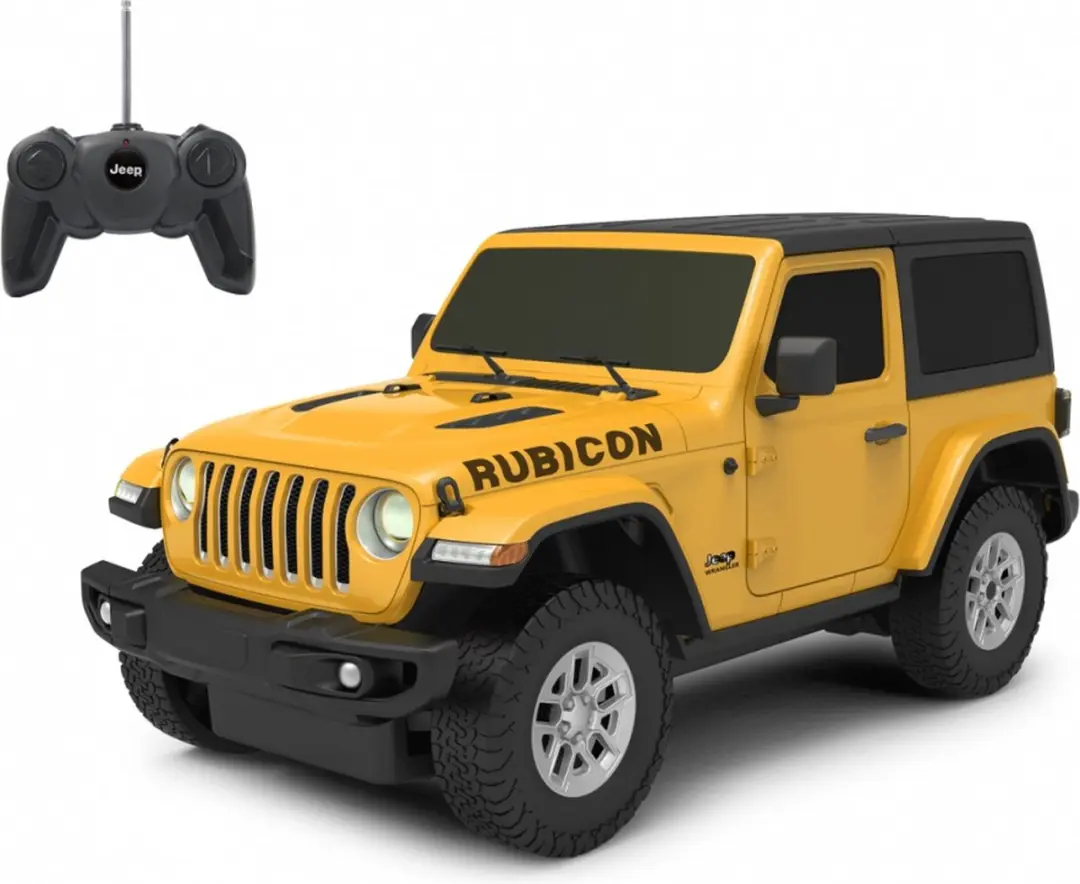 Jamara Rastar RC Jeep Wrangler JL 1:24 Geel - MPN 405194 - afbeelding 6 van 6