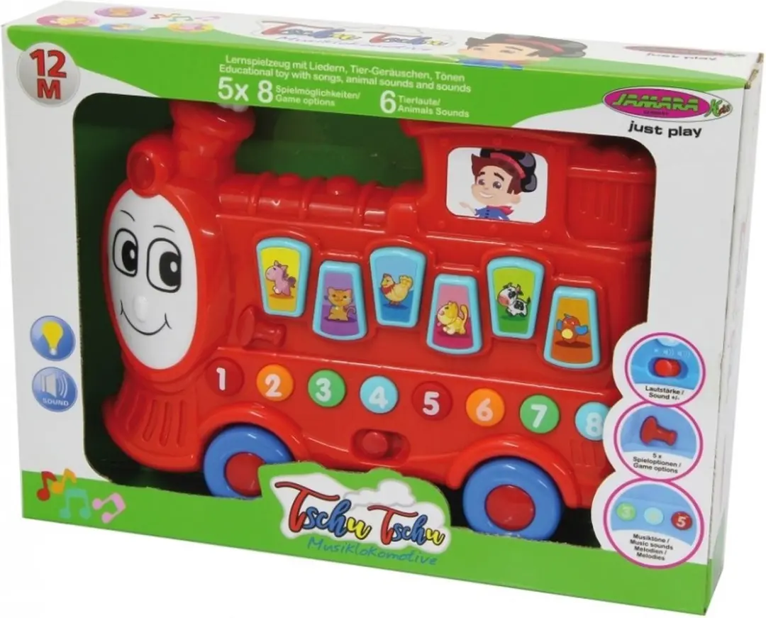 Jamara Muzieklocomotief Tschu Tschu - Rood - afbeelding 4 van 4