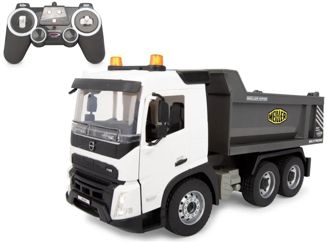 Jamara RC Vrachtwagen Volvo FMX Kieper 406312 - 1:20 - Wit - afbeelding 6 van 6