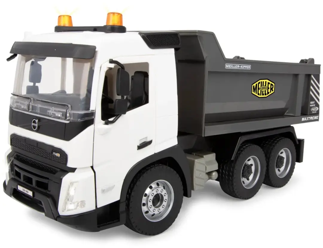 Jamara RC Vrachtwagen Volvo FMX Kieper 406312 - 1:20 - Wit - afbeelding 4 van 6