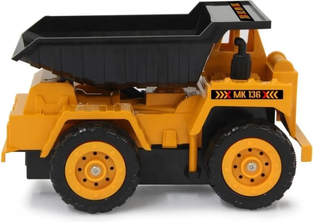 Jamara RC Kieper Vrachtwagen MK136 1:36 - Geel - 2,4GHz