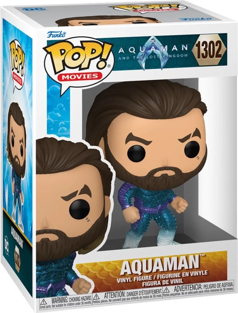 Funko Pop Movies Aquaman Atlantis Suit #1302 - Multi