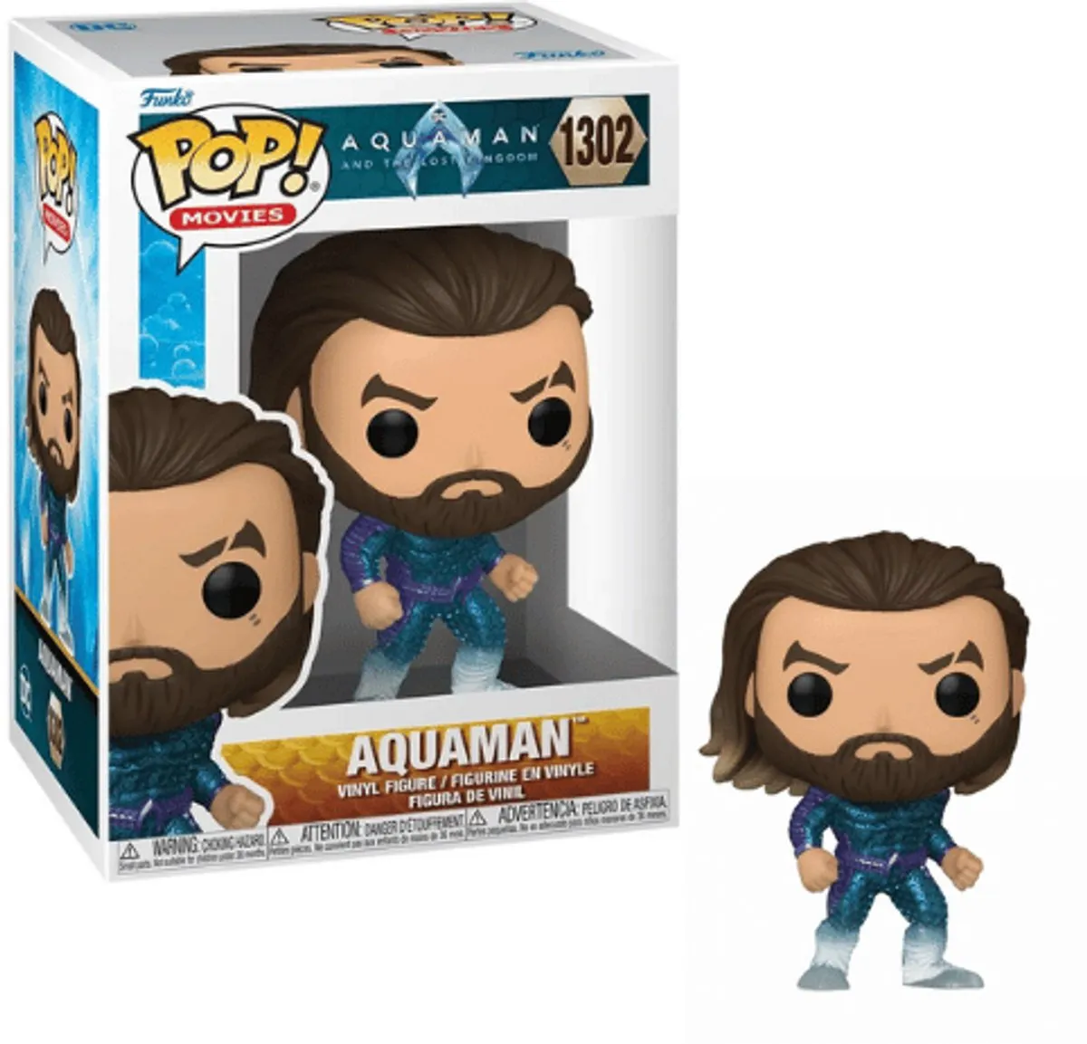 Funko Pop Movies Aquaman Atlantis Suit #1302 - Multi