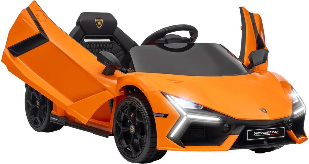 AIYAPLAY Elektrische kinderauto Kunststof, staal 105L x 60B x 40H cm Oranje