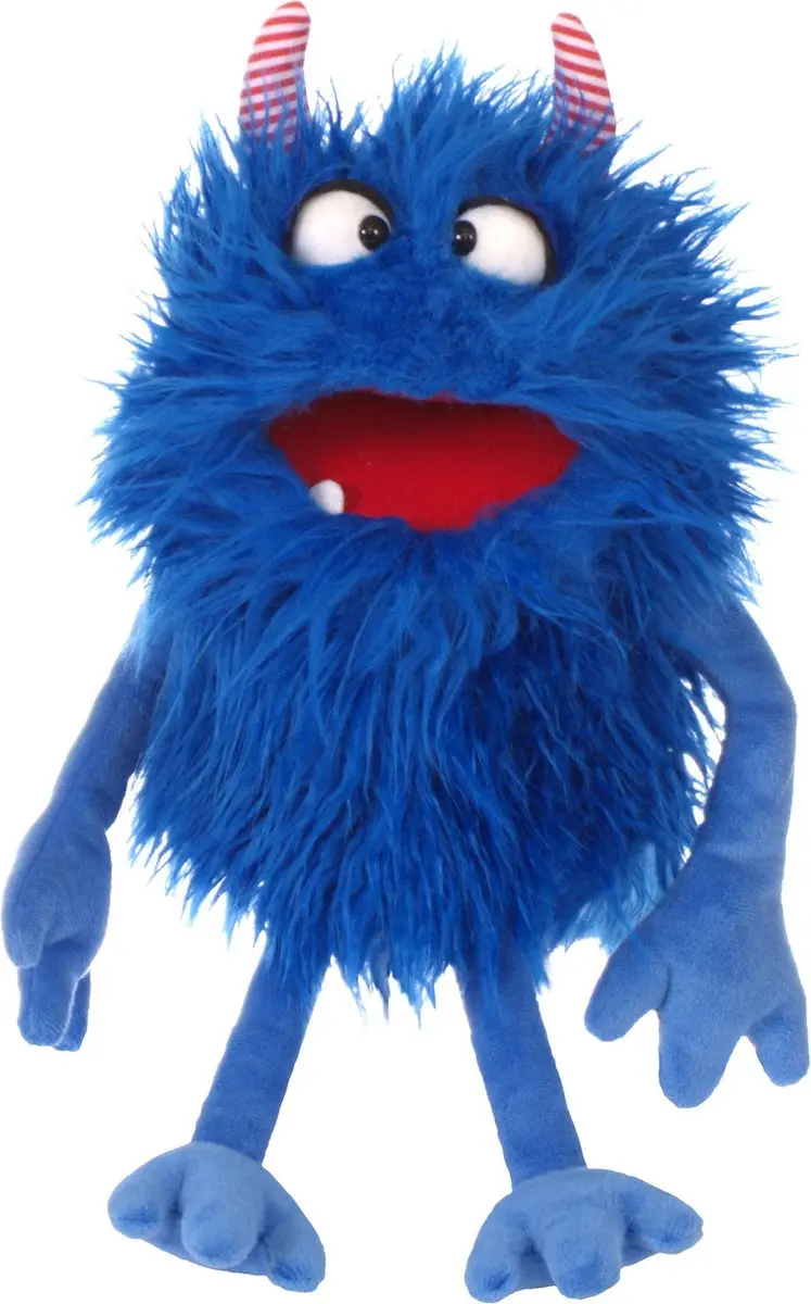 Living Puppets Schmackes Handpop 35cm Blauw - W776