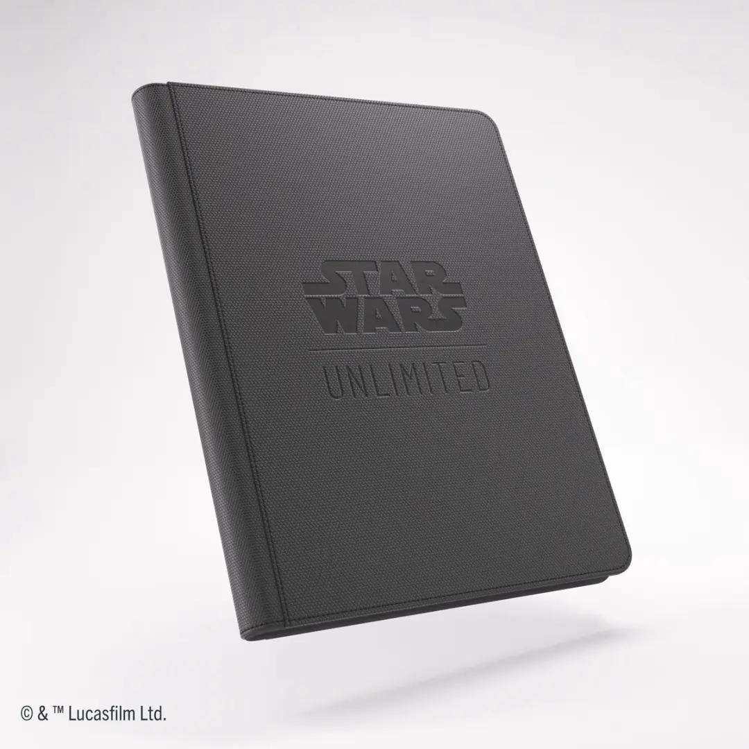 Star Wars Unlimited Zip-Up Portfolio 18-Pocket Black